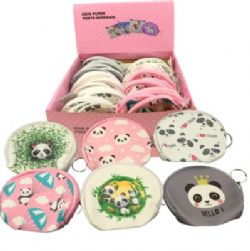ASST PORTE-MONNAIE PANDA